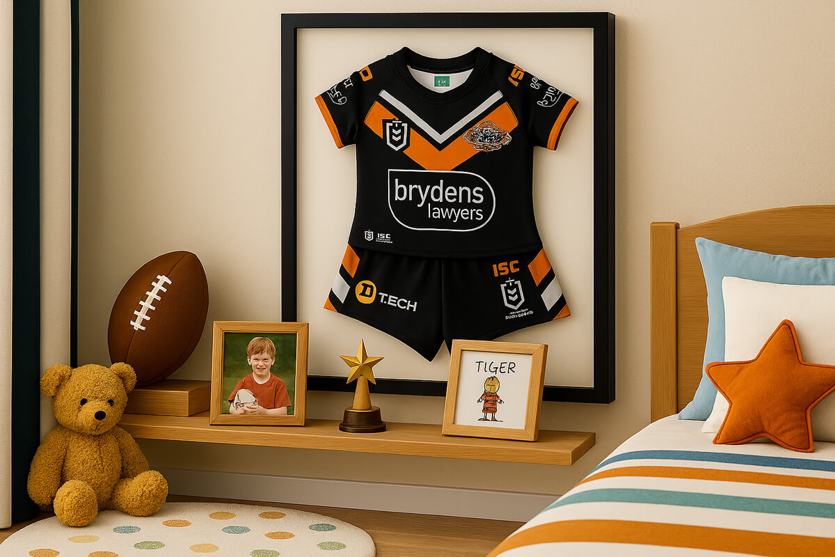 Kids sporting jersey worth framing