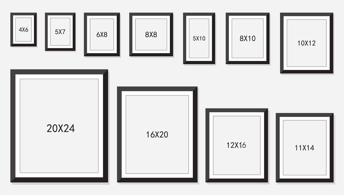 Standard photo print sizes Photo print standard sizes