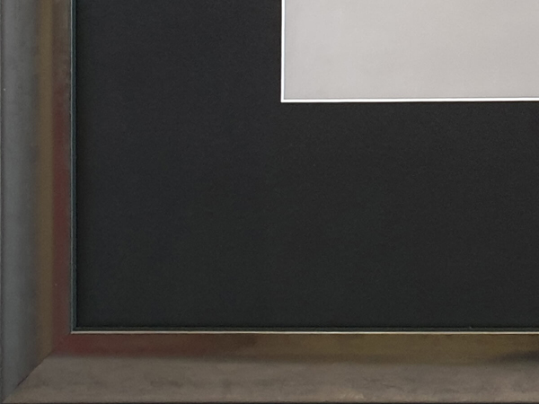 white core mat board bevel Bevel cut on white matboard