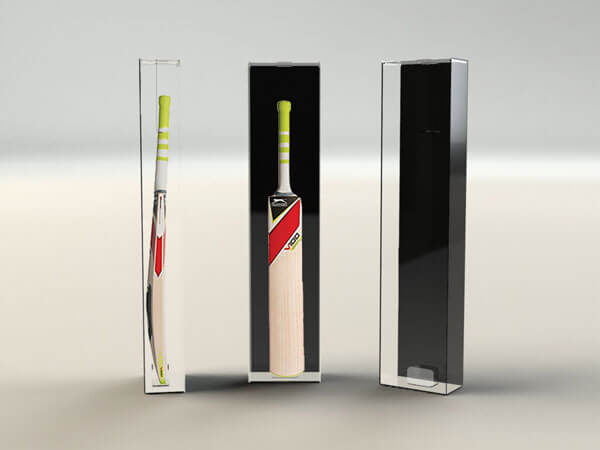 Display cased cricket bat