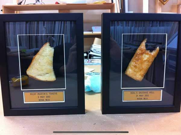 food framed